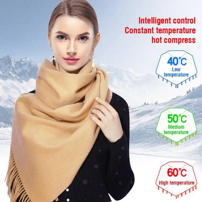 Cashmere Like Intelligent Timing Heating Scarf - Coat Paris 