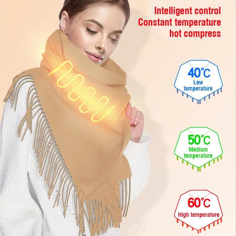 Cashmere Like Intelligent Timing Heating Scarf - Coat Paris 