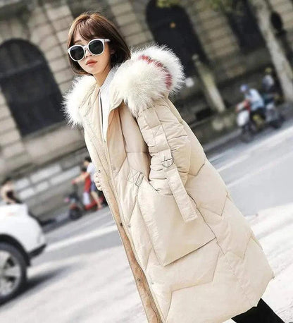 Cheky - Mid-length loose down padded jacket